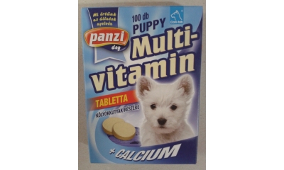 Panzi Cani-tab kutya puppy vitamin tbl